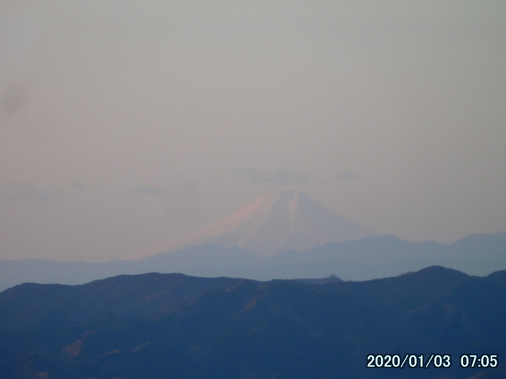 富士山が見えた